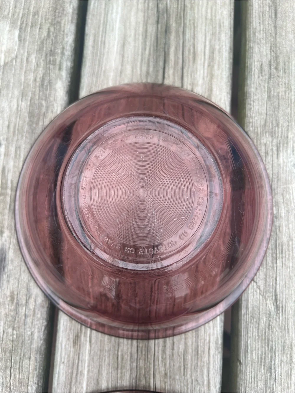 Vintage Pyrex Set of 2 Cranberry Glass Mixing Bowls - #322 & #325